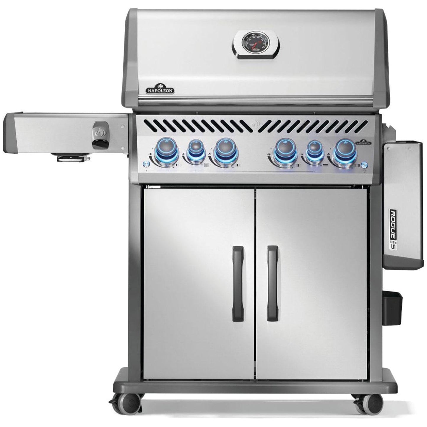 Napoleon Rogue PRO-S 525 4-Burner Propane Grill w/ Side Burner & SafetyGlow - RPS525RSIBPSS-2 - Image 11