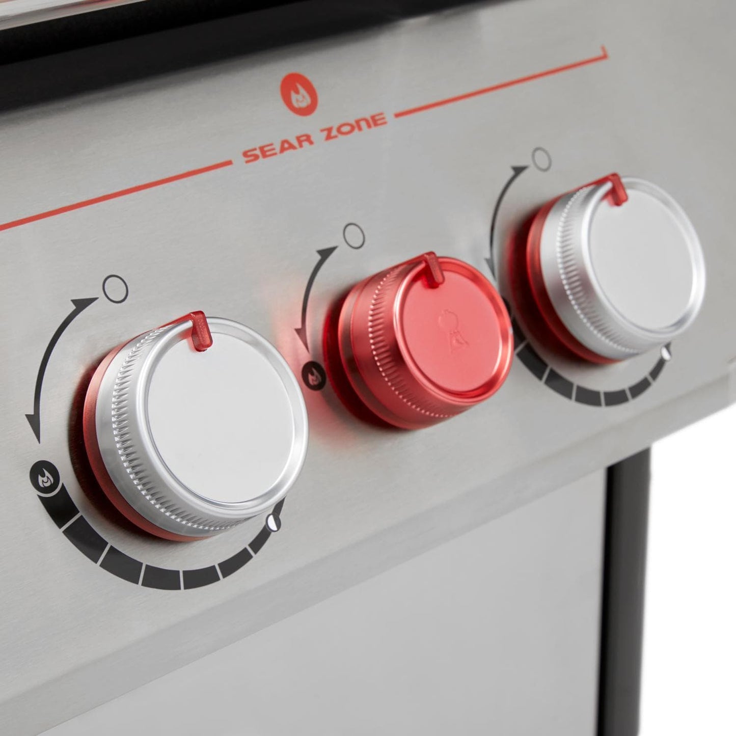 Weber Genesis S-435 Propane Gas Grill w/ Sear Zone & Side Burner - Stainless Steel - 36400001 - Image 5