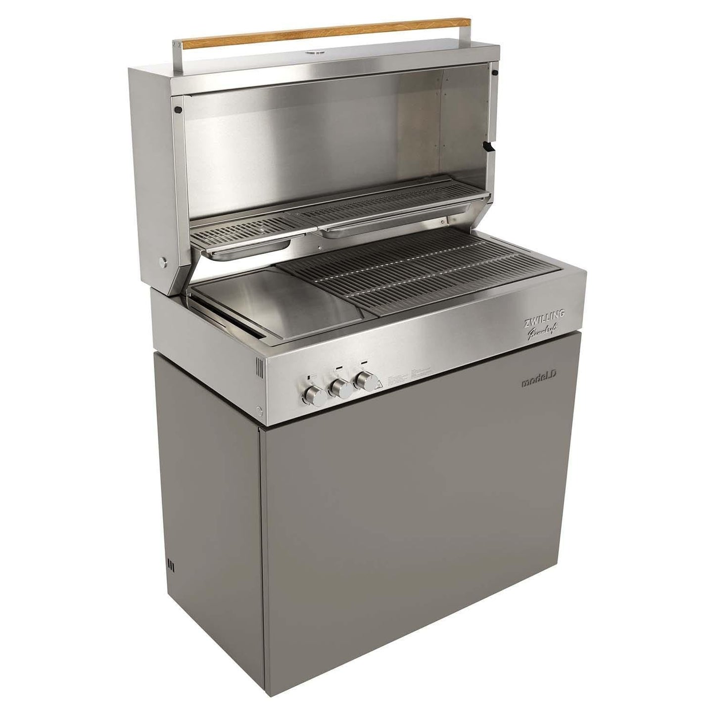 Flammkraft Model D Propane Gas Grill - Taupe - 1029541
