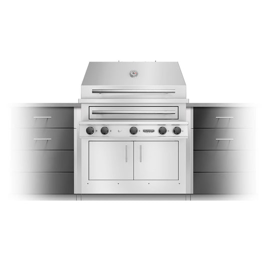 Kalamazoo K750HB Built-In Hybrid Fire Grill - Natural Gas - K750HB-2-2-NA-NG-S4 - Image 1