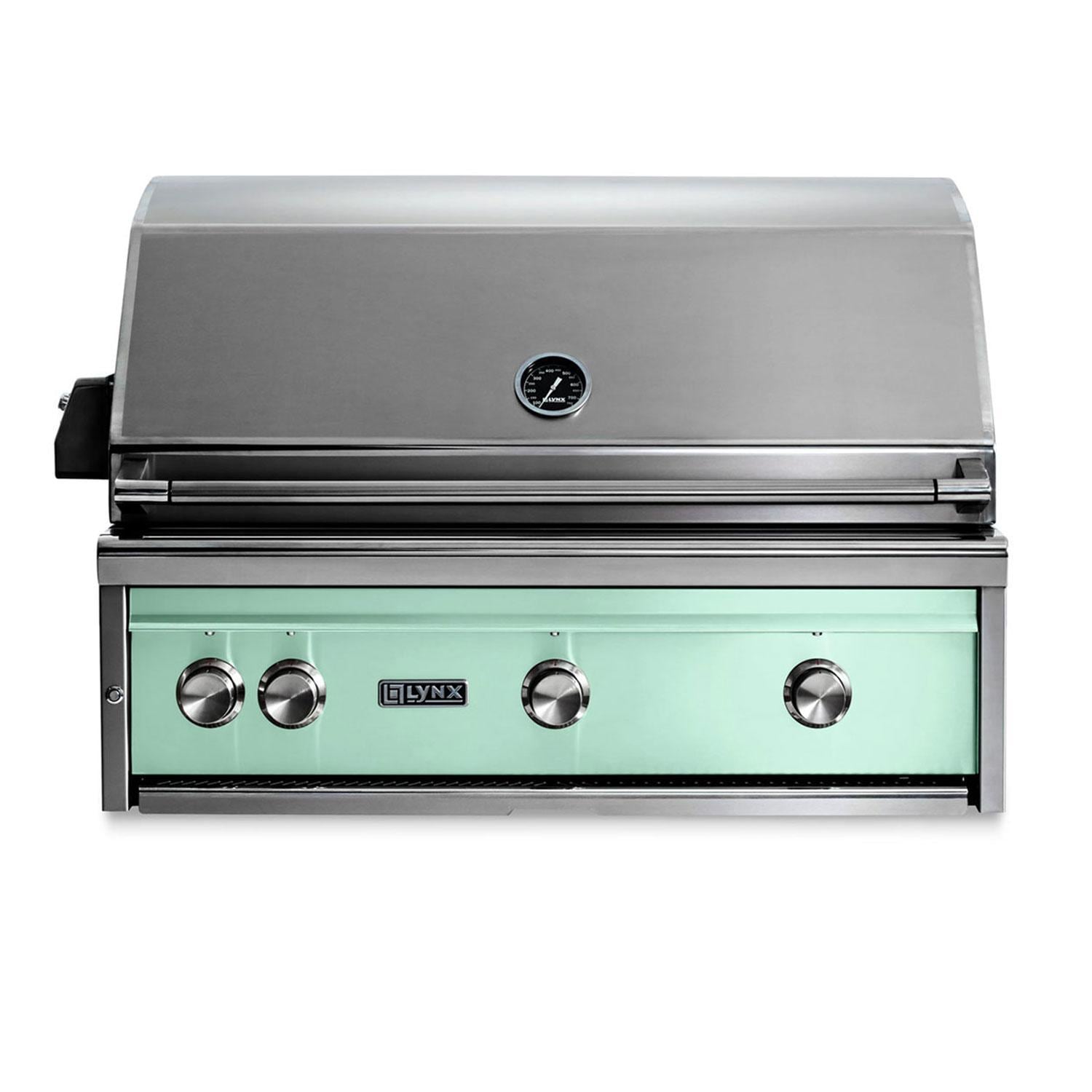 Lynx Professional 36 Inch Built-In All Infrared Trident Natural Gas Grill w/ Rotisserie in Surf - L36ATR-SUNG - Image 1