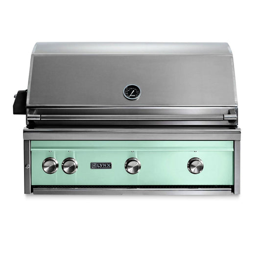Lynx Professional 36 Inch Built-In All Infrared Trident Natural Gas Grill w/ Rotisserie in Surf - L36ATR-SUNG - Image 1