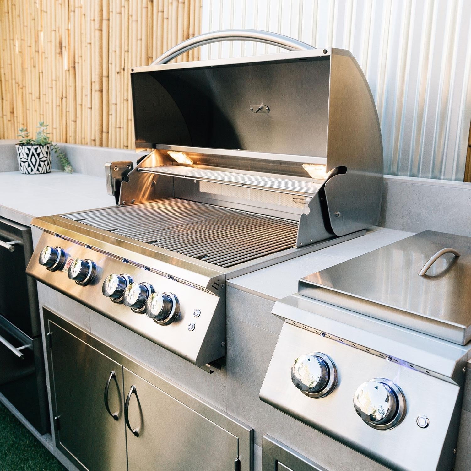 Summerset Sizzler Pro 40-in 5 Burner Built-In Natural Gas Grill w/ Rear Infrared Burner - SZRPRO40 - Image 5