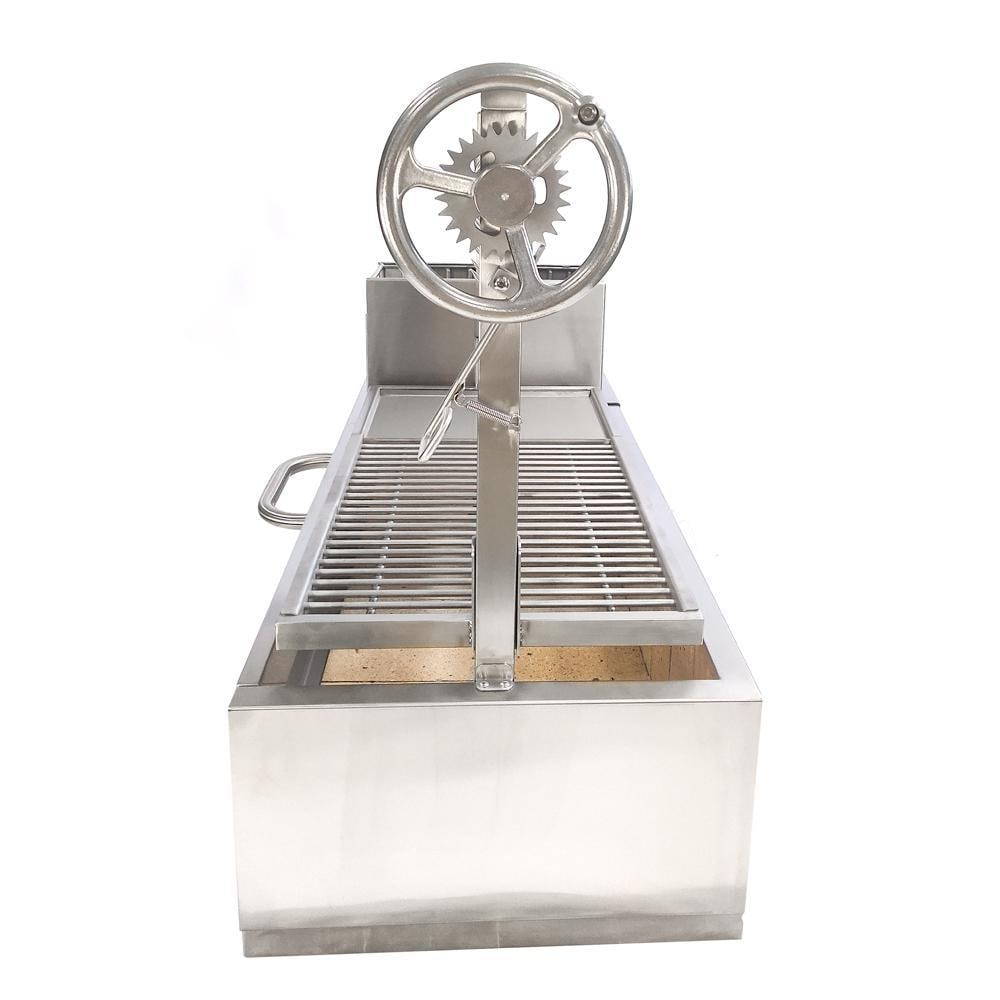 Tagwood BBQ Fully Assembled Built-In Santa Maria Argentine Wood Fire & Charcoal Grill - BBQ05SSF - Image 7