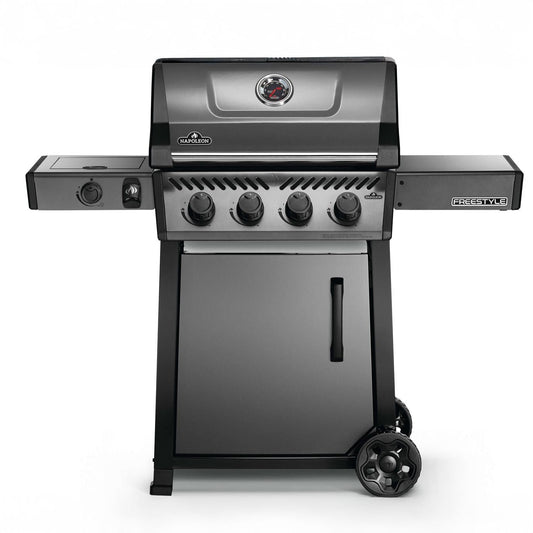 Napoleon Freestyle 425 4 Burner Propane Gas Grill w/ Range Side Burner - Graphite Grey - F425DSBPGT-ECP - Image 1