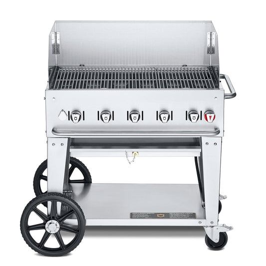 Crown Verity 36-Inch Mobile Natural Gas Windguard Package - CV-MCB-36WGP-NG - Image 1