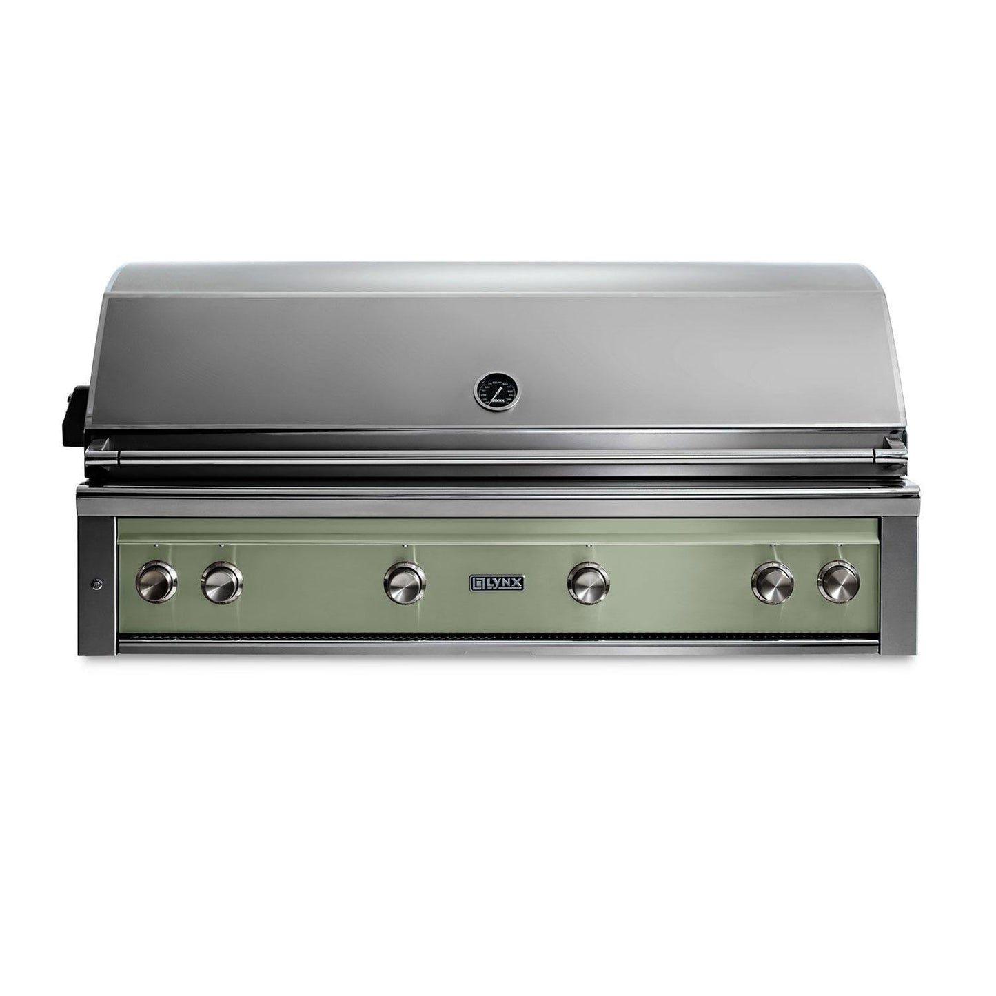 Lynx Professional 54 Inch Built-In Propane Grill w/ One Infrared Trident Burner & Rotisserie in Desert Sage - L54TR-DSLP - Image 1