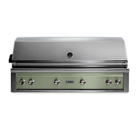 Lynx Professional 54 Inch Built-In Natural Gas Grill w/ One Infrared Trident Burner & Rotisserie in Desert Sage - L54TR-DSNG - Image 1