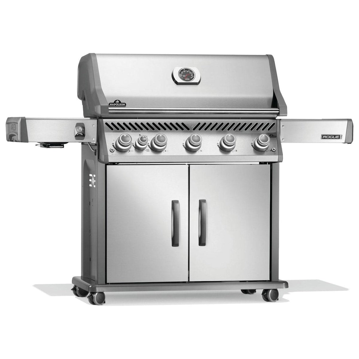 Napoleon Rogue PRO 625 5-Burner Propane Grill w/ Side Burner - RP625SIBPSS-2