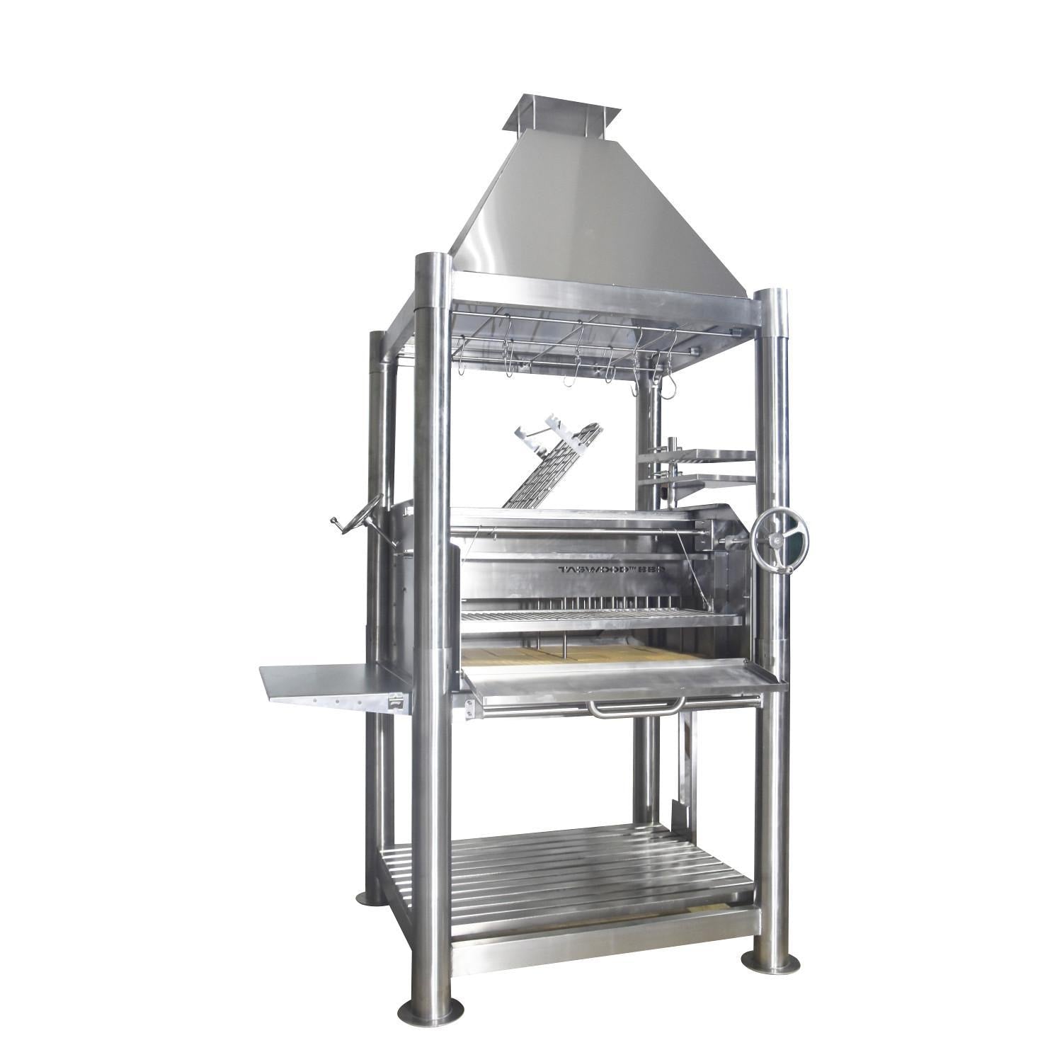 Tagwood BBQ Silver Bullet Argentine Wood Fire & Charcoal Grill - All Stainless Steel - BBQ02SS - Image 3