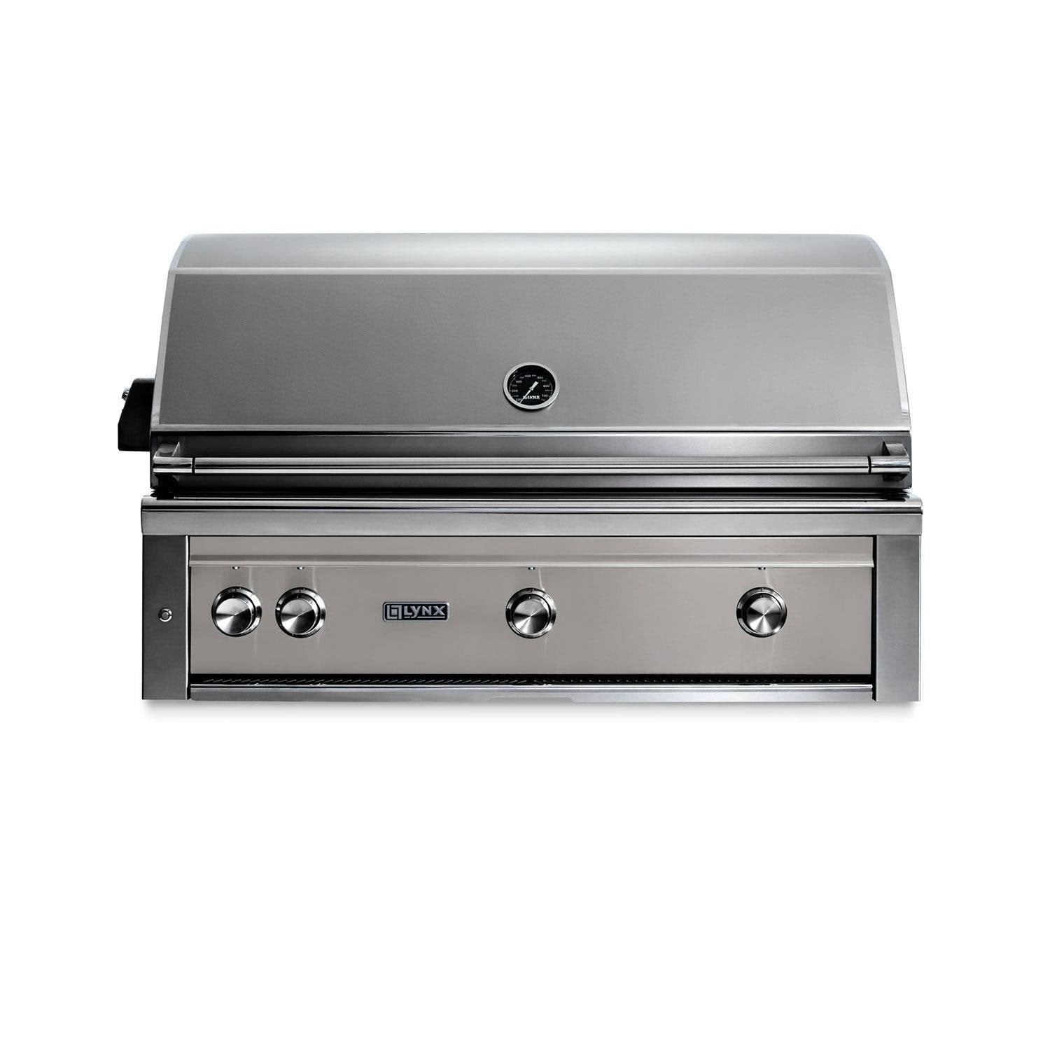 Lynx Professional 42 Inch Built-In Propane Grill w/ Rotisserie in Limestone - L42R-3-LSLP - Image 1