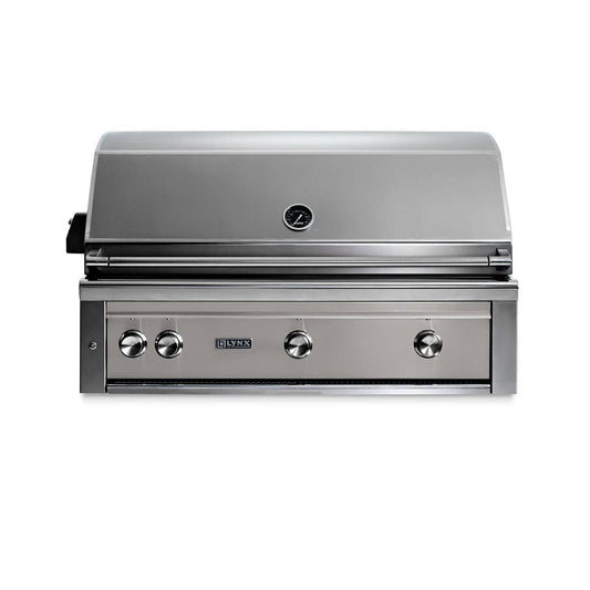 Lynx Professional 42 Inch Built-In Propane Grill w/ Rotisserie in Limestone - L42R-3-LSLP - Image 1
