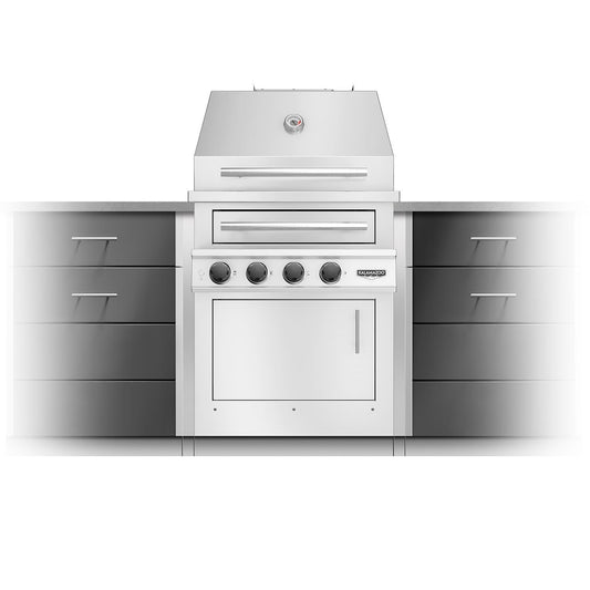 Kalamazoo K500HB Built-In Hybrid Fire Grill - Natural Gas - K500HB-2-2-NA-NG-S4 - Image 1