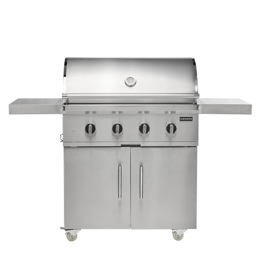 Coyote CL-Series 36-in 4-Burner Natural Gas Grill w/ Lift-Assist Hood & Safety Valve - Image 1