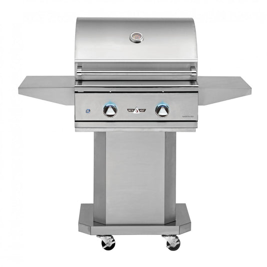 Delta Heat 26-Inch 2-Burner Natural Gas Grill On Pedestal Cart - Image 1