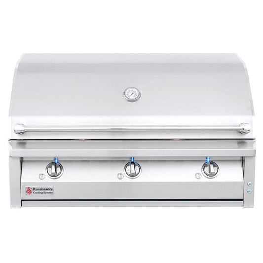 American Renaissance Grill by RCS 42-Inch 3-Burner Built-In Natural Gas Grill - ARG42 - Image 1