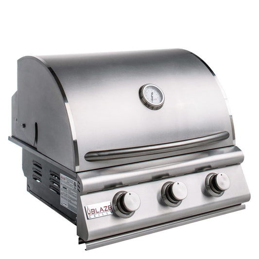 Blaze LBM 25-Inch 3-Burner Built-In Natural Gas Grill - BLZ-3LBM-NG - Image 1