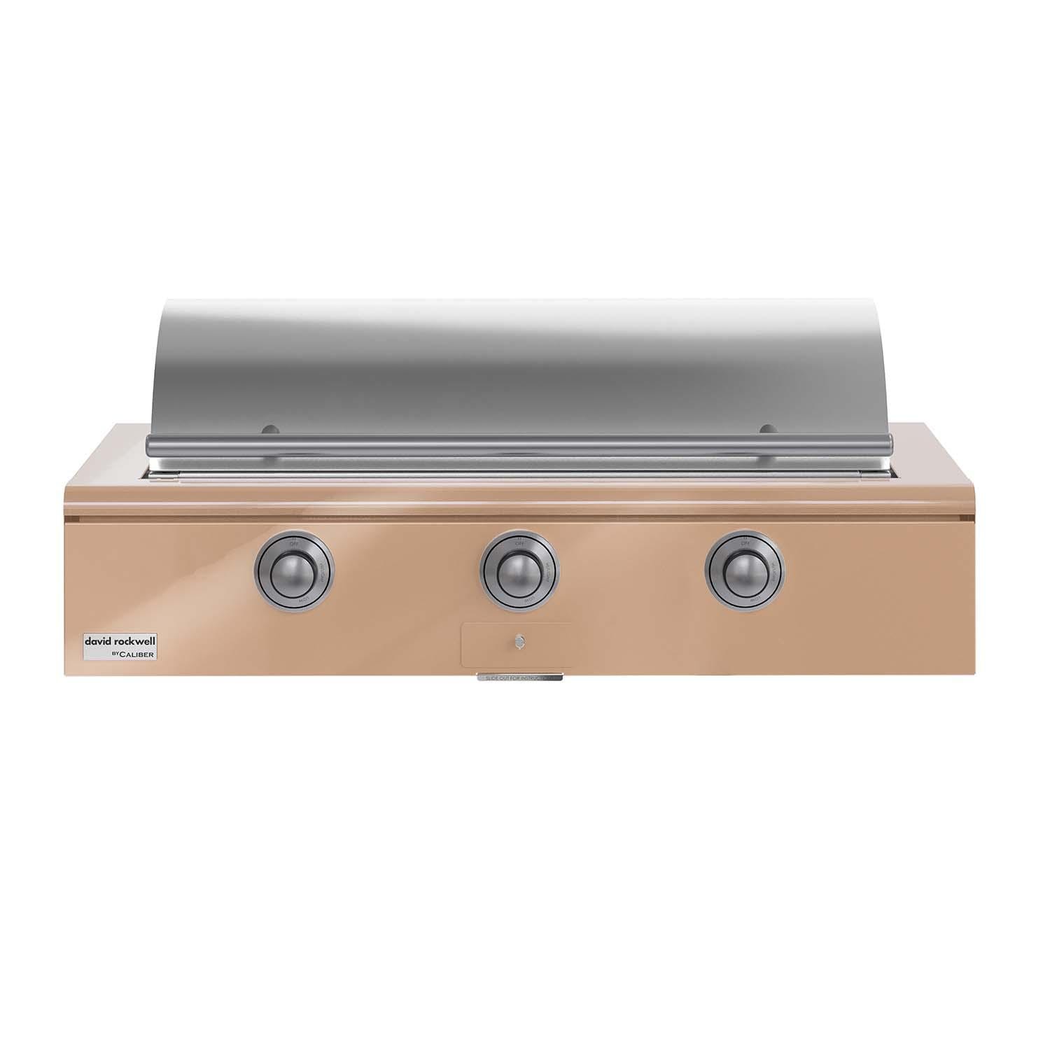 Caliber 48-in Natural Gas Built-In Rockwell Grill - Champagne w/ Stainless Steel Hardware - CRG-48BN00-A-179-H04 - Image 3