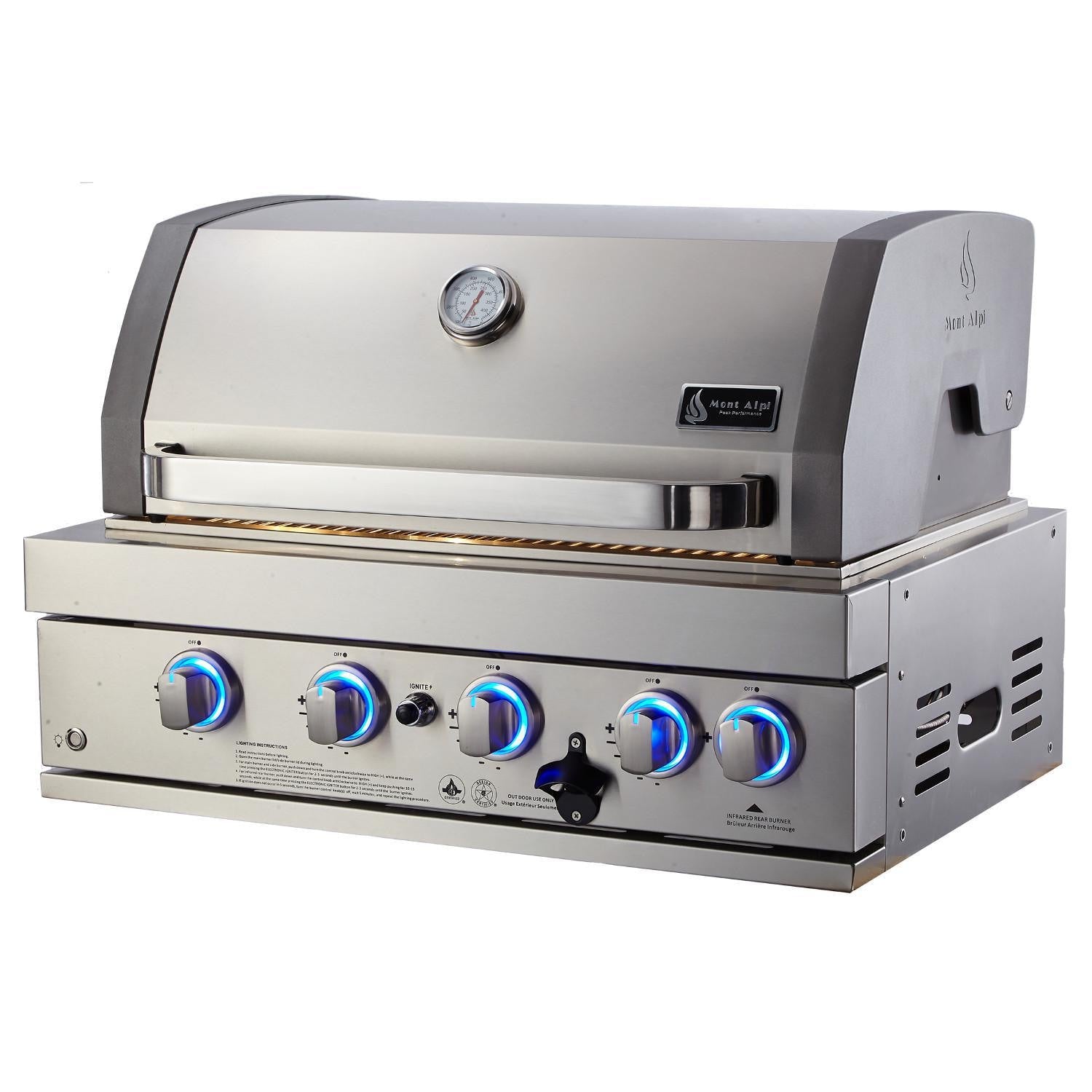 Mont Alpi 400 32-Inch Built-In Natural Gas Grill - MABi400 - Image 3