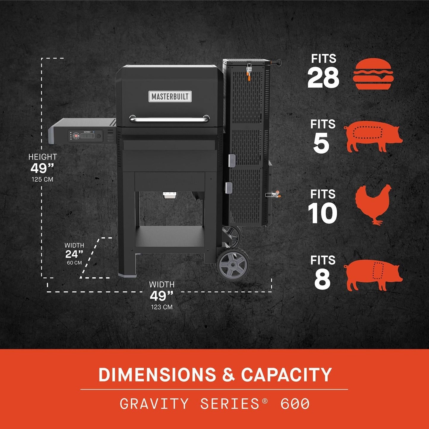 Masterbuilt Gravity Series 600 Digital Charcoal Grill + Smoker - MB20041023 - Image 7