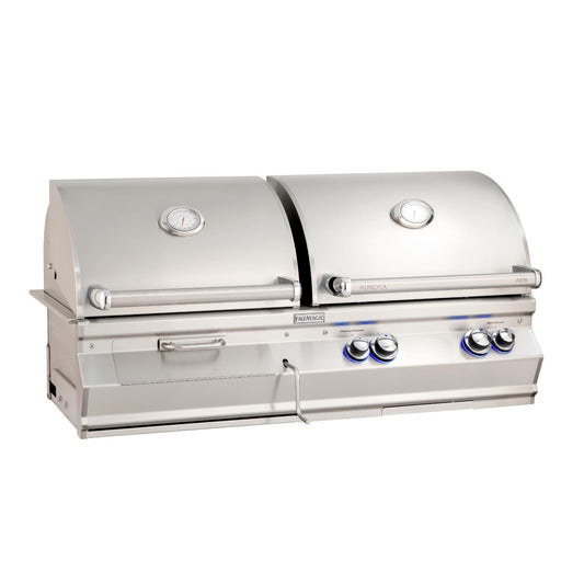 Fire Magic Aurora A830I 46-Inch Built-In Natural Gas & Charcoal Combo Grill With Rotisserie And Analog Thermometer - A830I-8EAN-CB - Image 1
