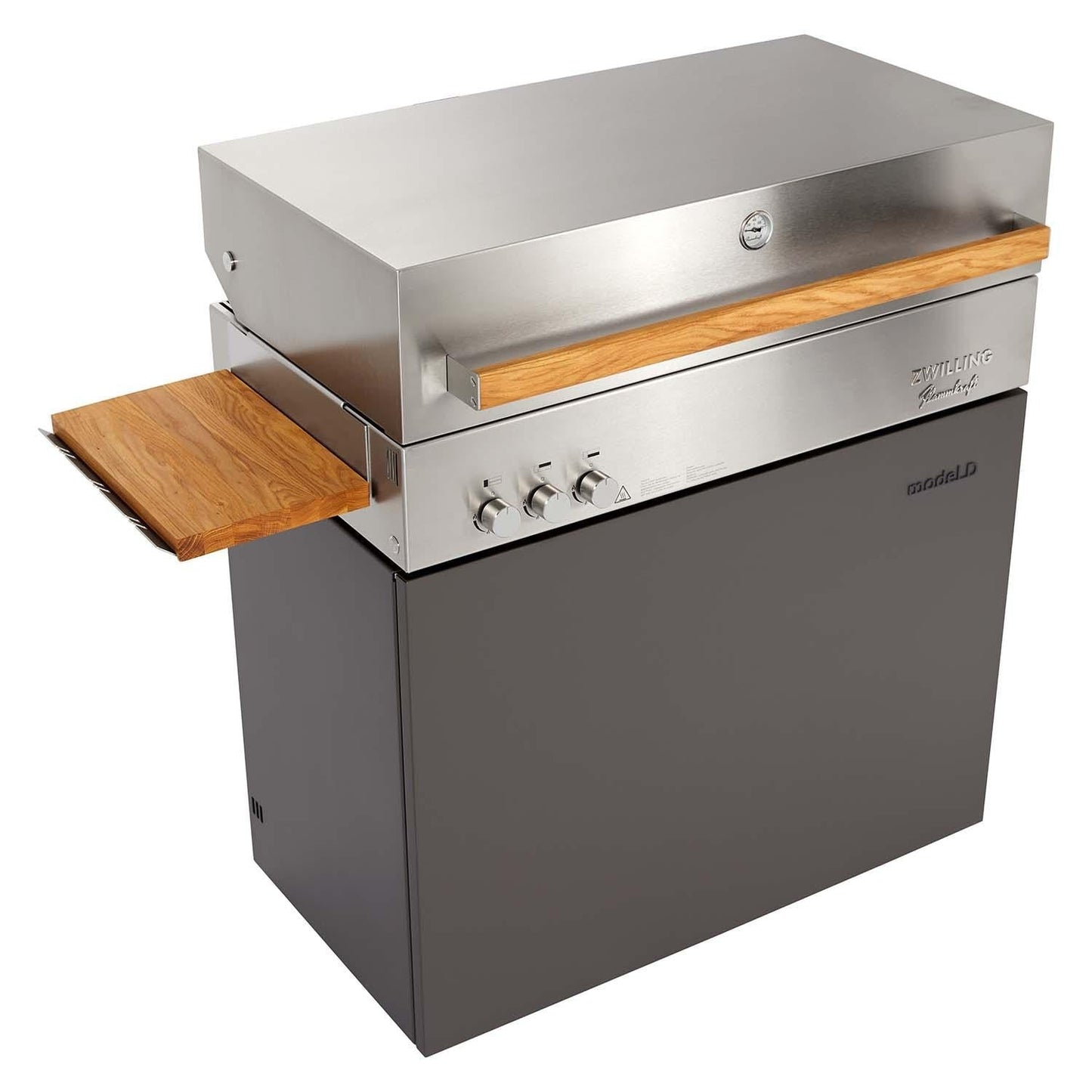 Flammkraft Model D Natural Gas Grill - Deep Umbra - 1030973 - Image 7