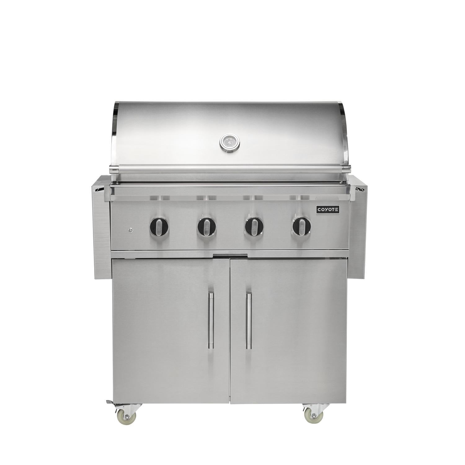 Coyote CL-Series 36-in 4-Burner Natural Gas Grill w/ Lift-Assist Hood & Safety Valve - Image 10