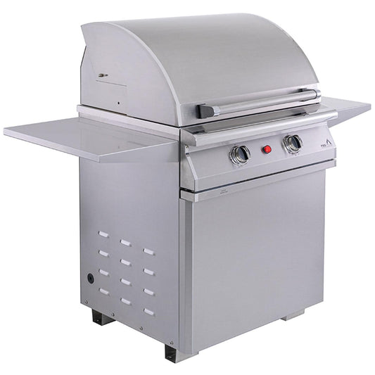 PGS Commercial T-Series 30 Inch Electric Grill On Pedestal w/ Timer - E27T - Image 1