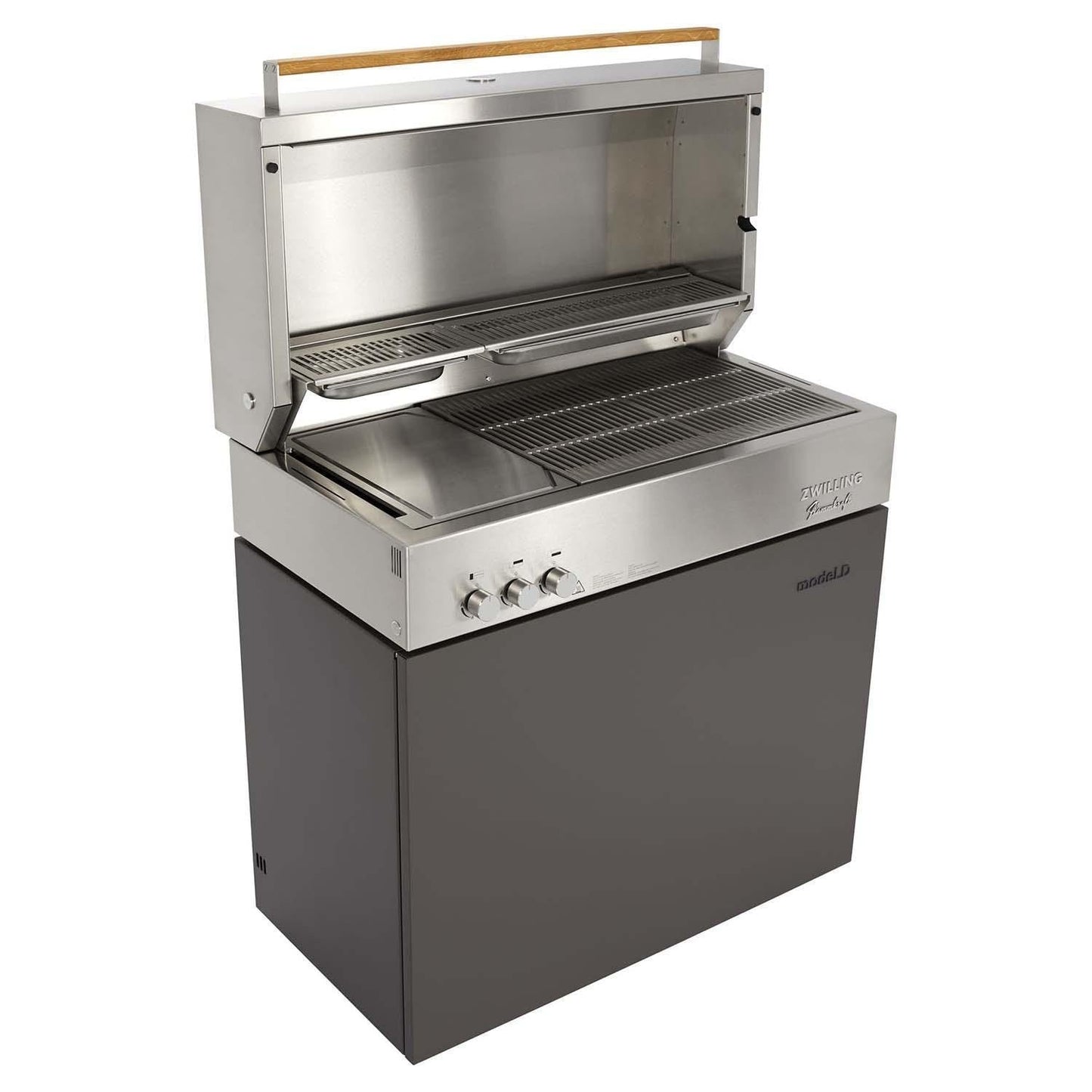 Flammkraft Model D Propane Gas Grill - Deep Umbra - 1029540