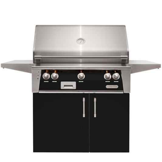 Alfresco ALXE 36-Inch  Propane Grill With Sear Zone And Rotisserie - Jet Black Gloss - ALXE-36SZC-LP-S9005 - Image 1