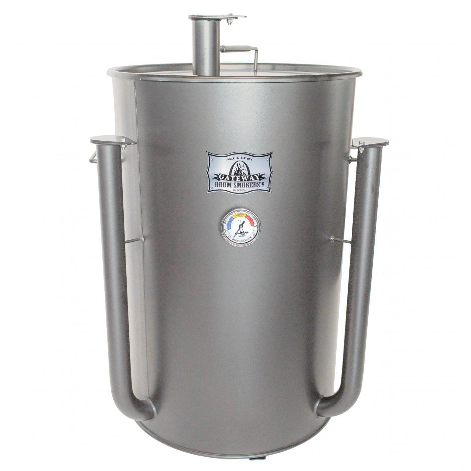 Gateway Drum Smokers 55 Gallon Charcoal BBQ Smoker - Matte Charcoal - 559FC - Image 1
