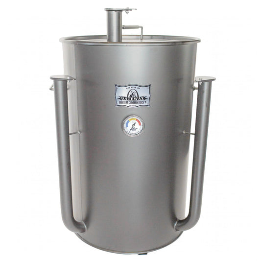 Gateway Drum Smokers 55 Gallon Charcoal BBQ Smoker - Matte Charcoal - 559FC - Image 1