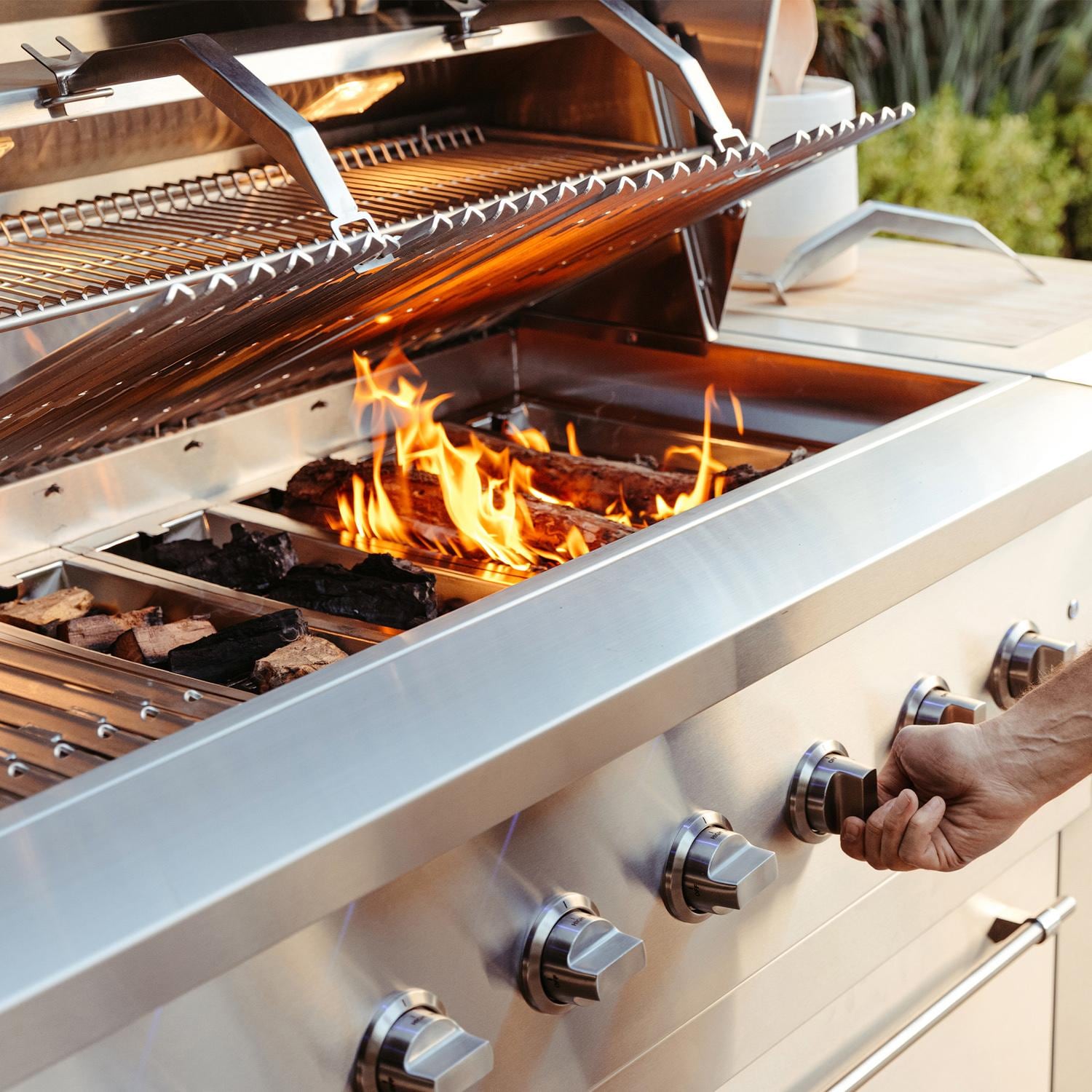 American Made Grills Encore 54-Inch Freestanding Hybrid Grill - Natural Gas - ENCFS54-NG - Image 5