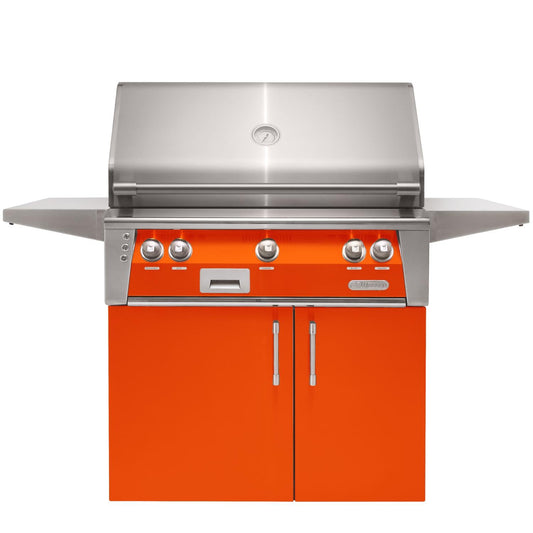 Alfresco ALXE 36-Inch  Natural Gas Grill With Sear Zone And Rotisserie - Luminous Orange - ALXE-36SZC-NG-S2005 - Image 1