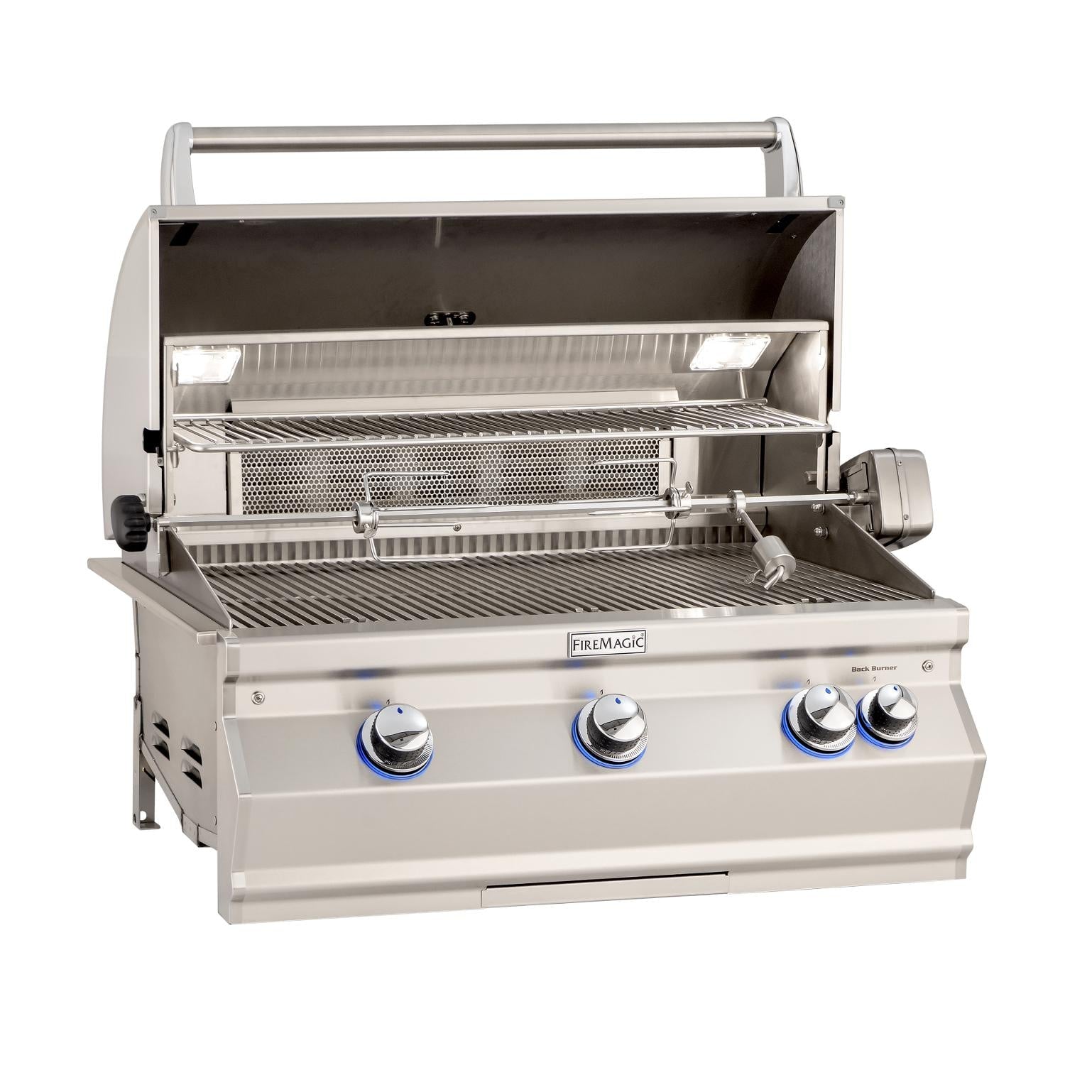 Fire Magic Aurora A540I 30-Inch Built-In Natural Gas Grill With Rotisserie And Analog Thermometer - A540I-8EAN - Image 2