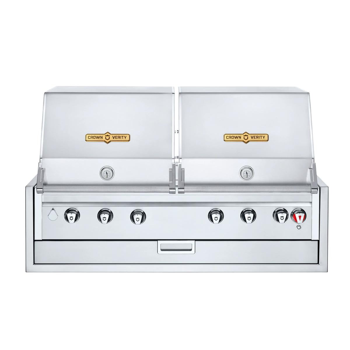 Crown Verity Infinite Series 48-Inch Built-In Dual Dome Propane Gas Grill - IBI482RDLP - Image 1