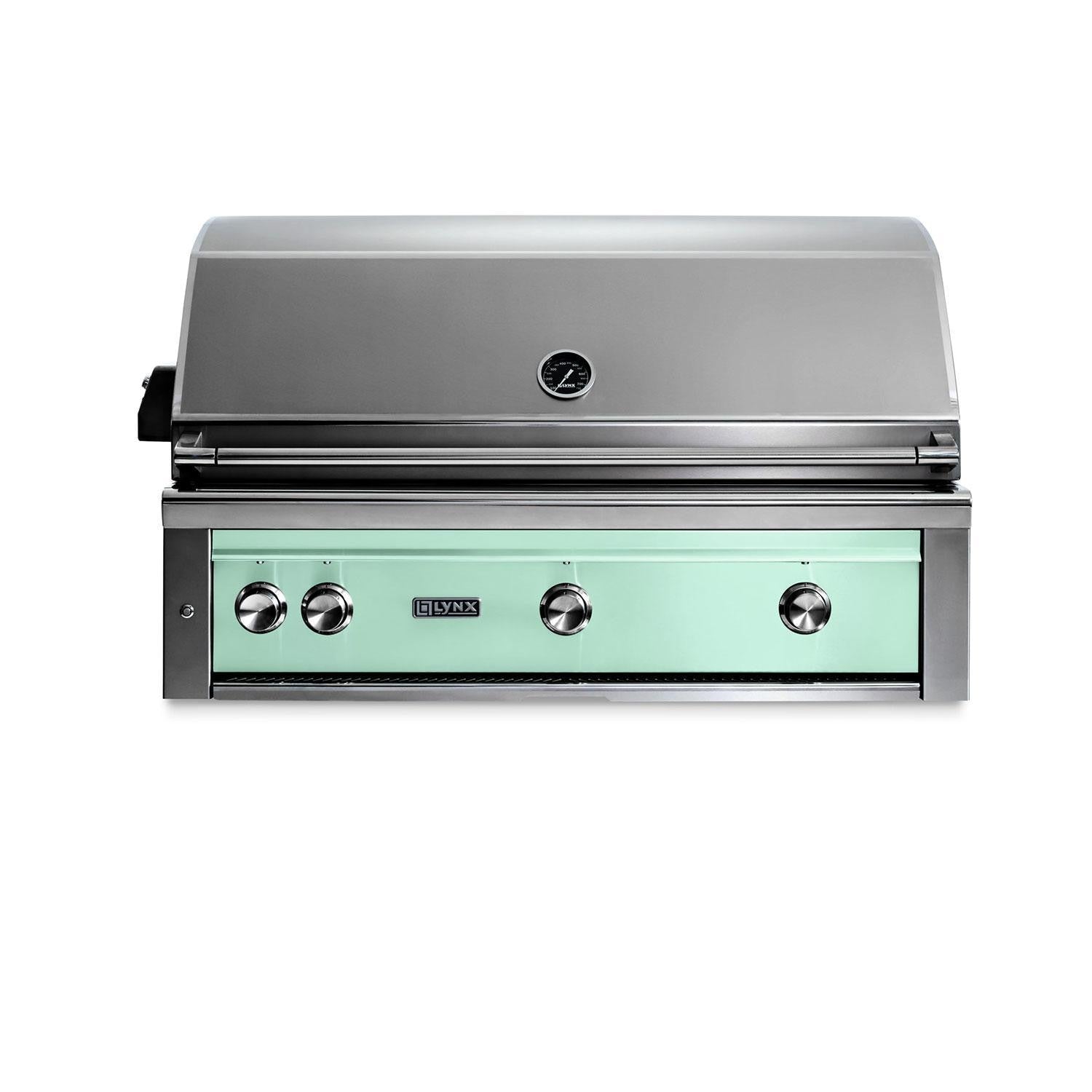 Lynx Professional 42 Inch Built-In All Infrared Trident Natural Gas Grill w/ Rotisserie in Surf - L42ATR-SUNG - Image 1