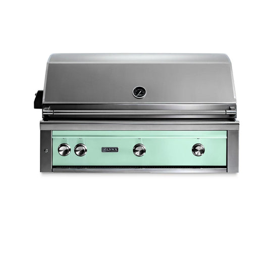 Lynx Professional 42 Inch Built-In All Infrared Trident Natural Gas Grill w/ Rotisserie in Surf - L42ATR-SUNG - Image 1
