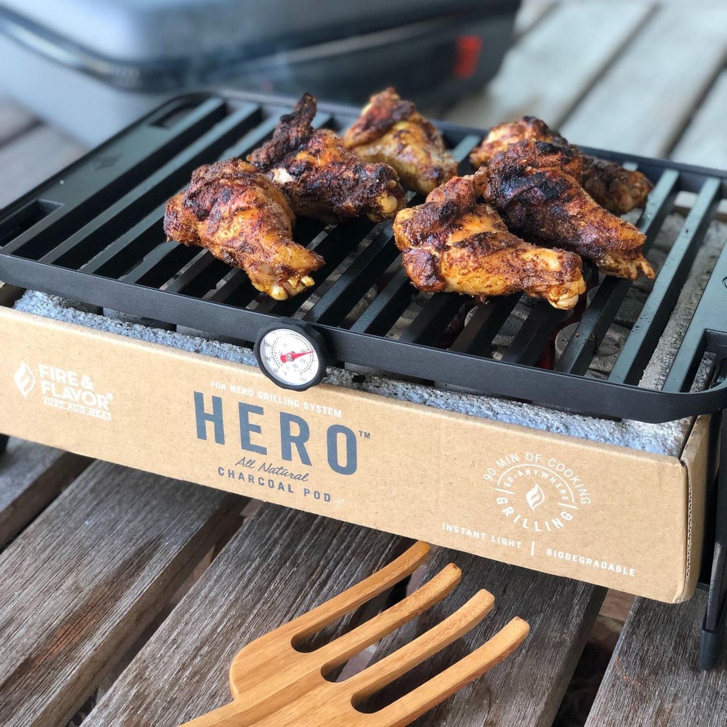 Fire & Flavor HERO Charcoal Grill System - FFG3 - Image 5