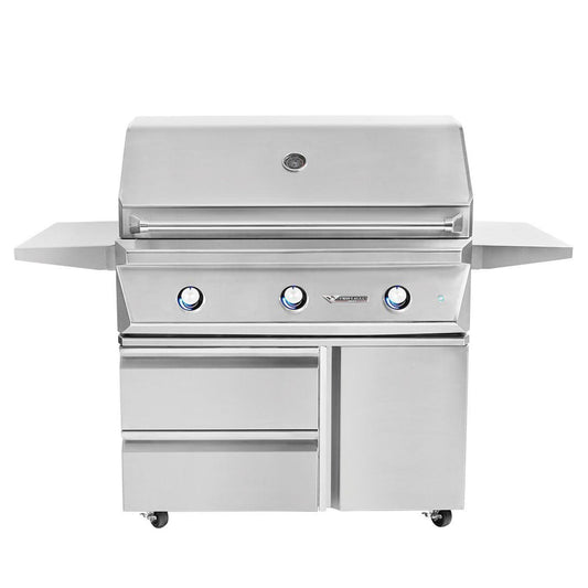 Twin Eagles 42-Inch 3-Burner Propane Gas Grill On Deluxe Cart - Image 1