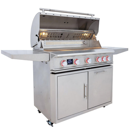 Blaze LTE PRO 40-Inch 5-Burner Natural Gas Grill w/ Digital Temperature Screen & Rear Infrared Burner - Image 1