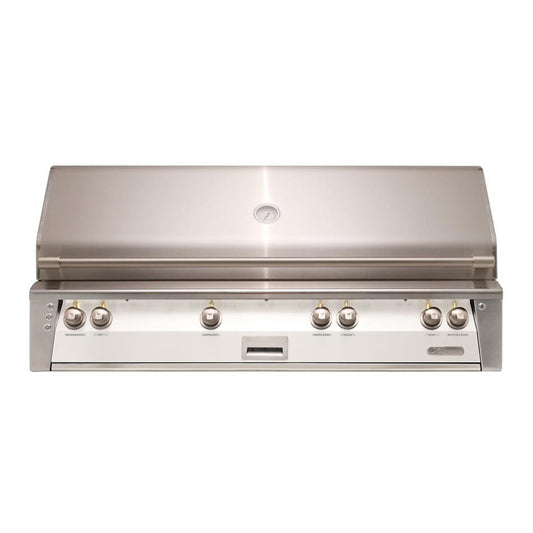 Alfresco ALXE 56-Inch Built-In Natural Gas All Grill With Sear Zone And Rotisserie in Signal White Gloss - ALXE-56BFG-NG-S9003 - Image 1