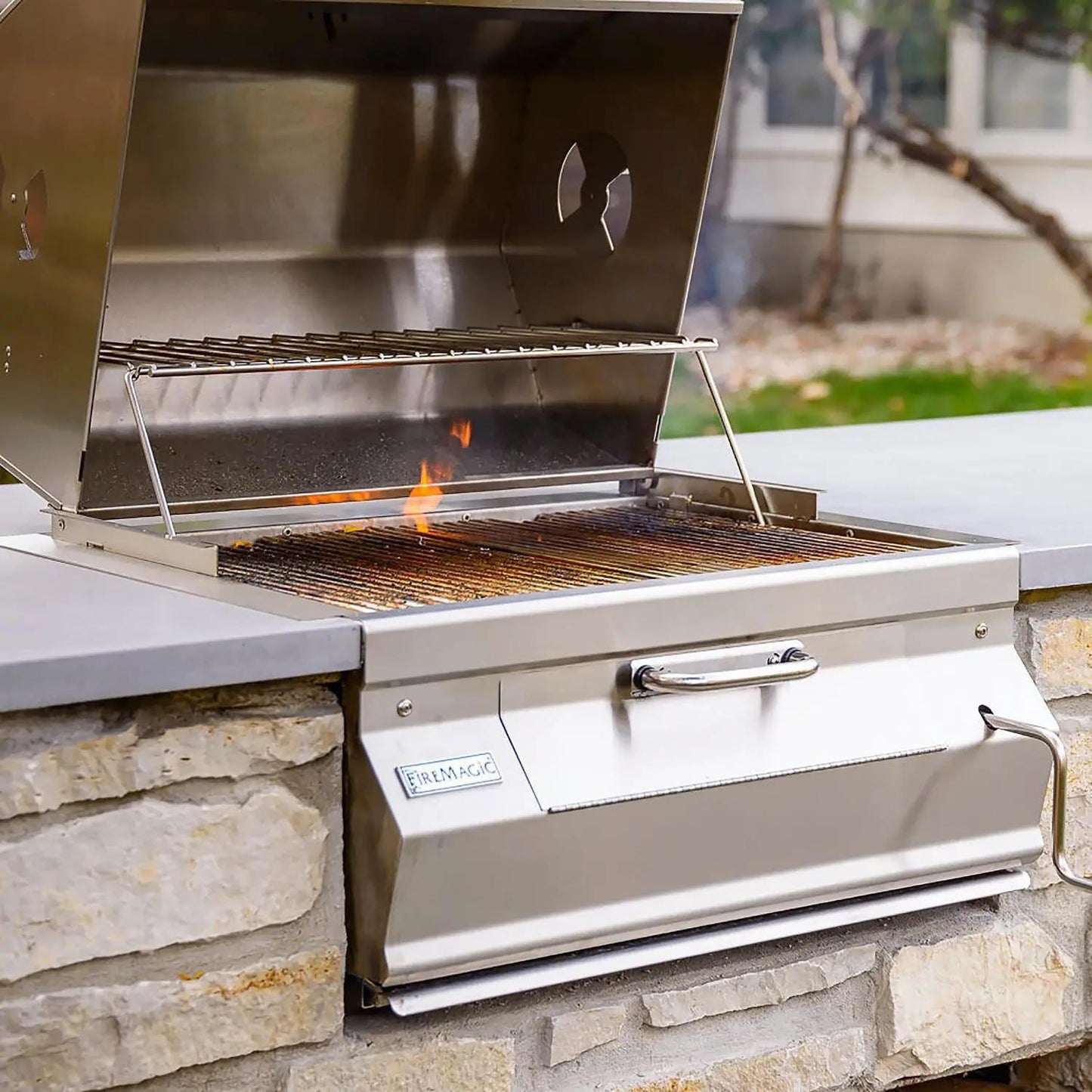 Fire Magic Legacy 24-Inch Built-In Smoker Charcoal Grill - 12-SC01C-A - Image 2