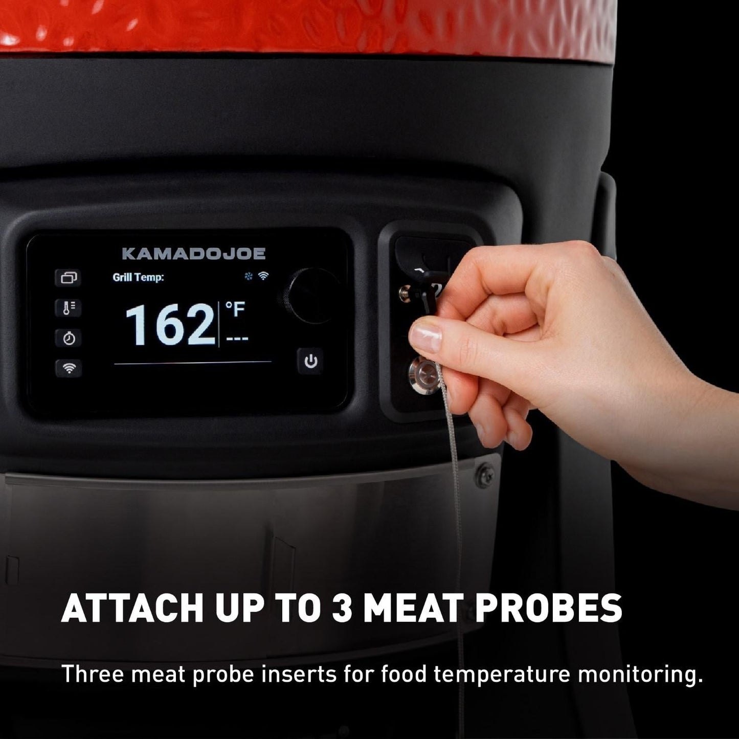 Kamado Joe Konnected Joe Digital Charcoal Grill & Smoker w/ Auto-Ignition & Temperature Control - KJ15041123 - Image 13
