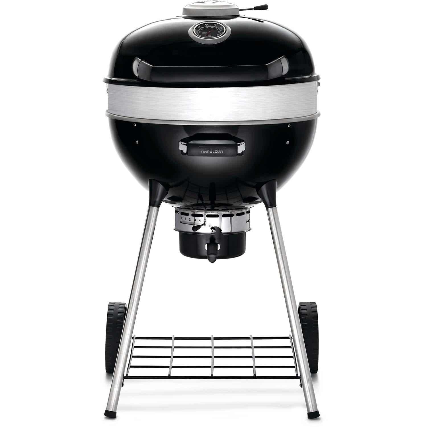 Napoleon PRO 22 Inch Charcoal Kettle Grill - Black - PRO22K-LEG-3 - Image 1