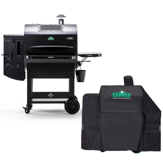 Green Mountain Grills Ledge Prime 2.0 WiFi Pellet Grill Bundle w/ SideBurn & Cover - Image 1