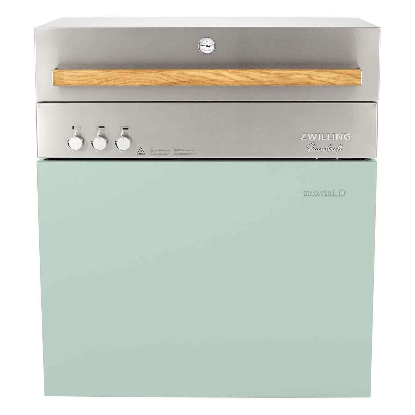 Flammkraft Model D Freestanding Grill & Model M Prep Center Module - Pool - 1029544