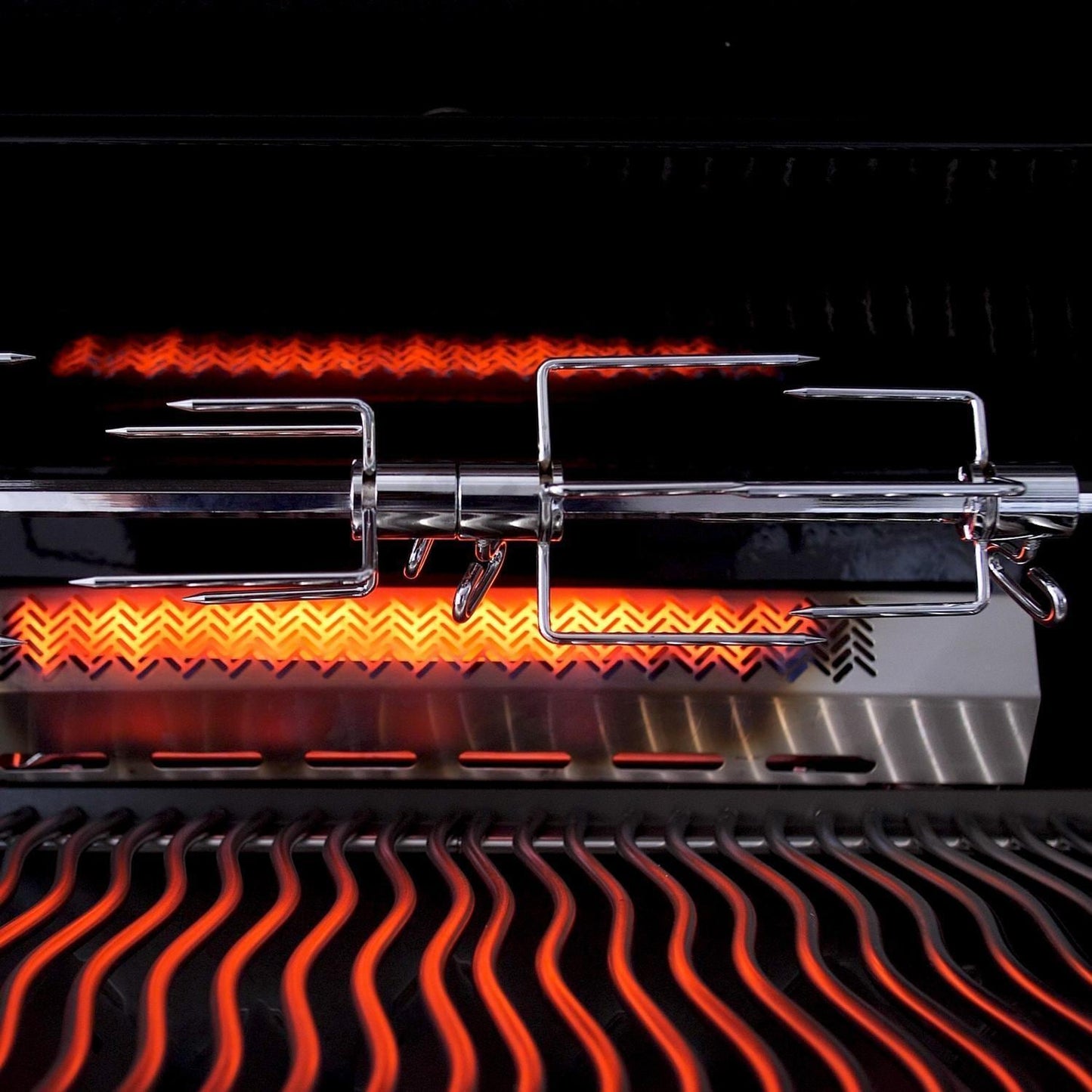 Napoleon Prestige PRO 500 4-Burner Built-in Natural Gas Grill w/ Rotisserie - BIPRO500RBNSS-3 - Image 11