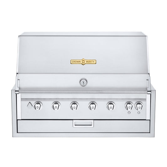 Crown Verity Infinite Series 42-Inch Built-In Natural Gas Grill W/ Lights - IBI42NG-LT - Image 1