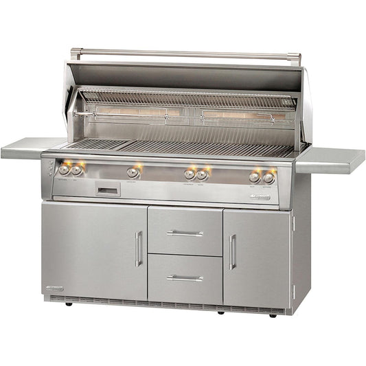 Alfresco ALXE 56-Inch Freestanding Natural Gas All Grill On Refrigerated Cart With Sear Zone And Rotisserie - ALXE-56BFGR-NG - Image 1